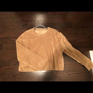 Teddy cropped sweater